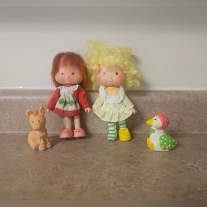 Vintage Strawberry Shortcake Figures Set of 4